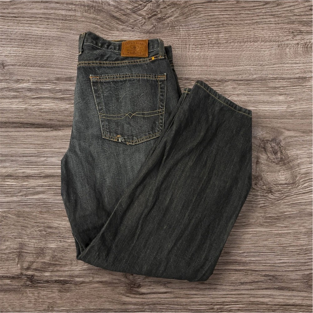 Lucky Brand Men's Straight Blue Jeans
